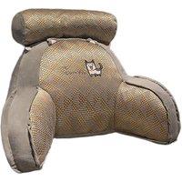 Ergonomic Ice Rattan & Velvet H-Shaped Waist Support Cushion - Large, Machine Washable, All-Season Comfort
