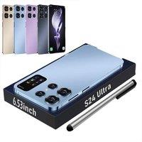 S24 Ultra Android Smartphone - 6.53-inch HD Display, Quad-Core Processor, Dual SIM, 8MP Camera, 2400mAh Battery - Mobile Phone (Unlocked, 16GB Storage