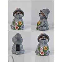 Solar-Powered Sloth Fairy Garden Statue