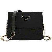 Unisex Black Luxury Quilted Bucket Bag - Stylish & Spacious - 2 Options