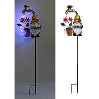 Solar LED Gnome Stake Lights - Weatherproof, Energy-Efficient Outdoor Garden Lighting