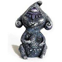 Resin Garden Ornaments - Funny Pastoral Three-Eyed Alien Statues, Weather-Resistant Outdoor Decor