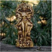 Greek Goddess Owl Statue - Pagan Altar Garden Sculpture