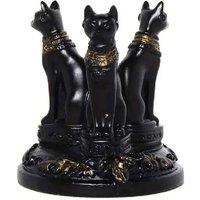 Egyptian Cat God Small Resin Desktop Ornaments - 3 Cats