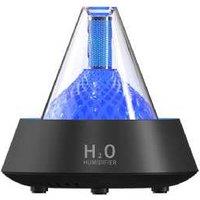 Seven-Color LED Aroma Humidifier Table Lamp - ABS+PC, Compact Modern Design, 116116113mm