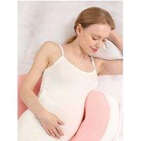 Comfort & Support Maternity Pillow - Bamboo Blend, Hypoallergenic, Pink or Blue