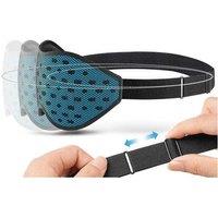 Breathable 3D Sleep Mask - Adjustable Strap, Ergonomic Cooling Eye Cover