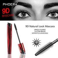 Phoera 9D Waterproof Mascara - Jet-Black, Smudge-Proof, High-Definition Finish