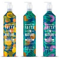 Faith In Nature Vegan Body Wash Gift Bundle with Eco Refills!