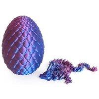 Decorative Crystal Pineapple Dragon Egg Figurine Set - Collectible Home Ornament