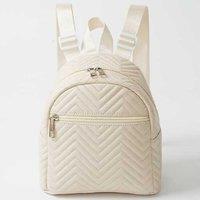Mini Women's Travel Backpack - Lightweight Polyester, Fashion Wave Embroidery, Everyday Carry