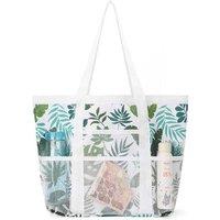 Hollow Mesh Beach Bag - Oxford Fabric Multi-Pocket Travel Organiser