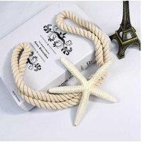 Five-Finger Starfish Curtain Tie Rope Set - Boho Woven Soft Touch, 2pcs