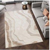 STL Washable Non-Slip Geometric Area Rug - Soft Polyester, Machine Washable, Modern Scandi Style