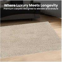 Shaggy Non-Slip Soft Polyester Area Rug - Modern Geometric, Washable, Indoor Lounge & Bedroom Carpet