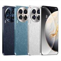 C30 Premier 6.6-inch Android Smartphone - Slim Marble Glass, Quad-Core, Dual SIM, 16GB Storage, Face Unlock - Mobile Phone (White/Black/Light Sea Blue