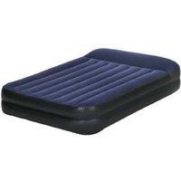 Outsunny Queen Air Bed with Built-in Electric Pump & Integrated Pillow - Durable PVC Camping Mattress, 2-Person, Lightweight