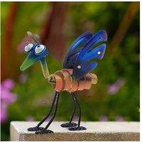 Colorful Cartoon Animal Metal Garden Ornaments - Weather-Resistant Outdoor Decor Sculpture