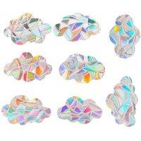 Rainbow Prism Electrostatic Glass Sticker - Modern Window Art, Eco-Friendly PVC, Easy Bird-Safe Decor