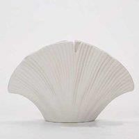 Modern Handmade White Ceramic Vase - Decorative Minimalist Home Decor, Multiple Sizes