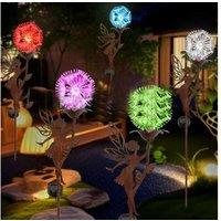 Solar LED Dandelion Ground Lights - Waterproof Outdoor Garden Lighting