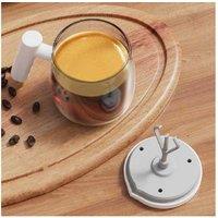 High-Borosilicate Glass Portable Coffee Mug - Rechargeable, Durable Tableware