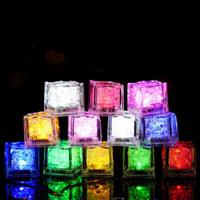 Led Colour-Changing Ice Cubes - Party Drink Accessories (Set Of 12)