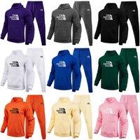 Men's North Face Tracksuit Set with Hoodie & Pants - 6 Sizes & 9 Colours