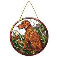 Acrylic Sun Catcher Window Hanging Wall Art - Flamingo Design, 8x8cm, Baroque Style