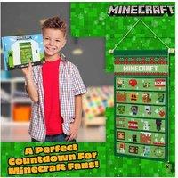 Hanging DIY Minecraft Wall Advent Calendar - Sturdy Bamboo, 24 Pocket, Customisable Home Decor