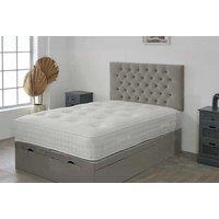 Chesterfield Plush Ottoman Divan Bed with Integrated Mattress