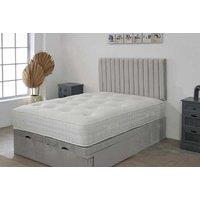Monroe Plush Ottoman Divan Bed with 1000 Mattress - All-In-One Comfort & Storage