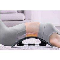 Multi-Level Adjustable Back Stretcher - Magnetic Massage Device for Lower Back Relief, All Skin Types, Ergonomic Support