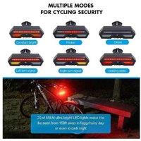 Waterproof LED Cycling Tail Light with Wireless Remote - Safety for Night Rides