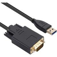 Usb 3.0 To Vga Audio & Hifi Adapter - High-Definition External Sound And Display Converter