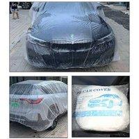 Universal Waterproof Disposable Car Cover - Transparent Dustproof Protective Sheet