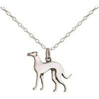 Sterling Silver Greyhound Pendant Necklace - 925 Silver, Gold Plated Or Rose Finish
