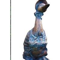 Resin Cartoon Animal Garden Ornaments - Weather-Resistant Outdoor Decor Sculpture Set