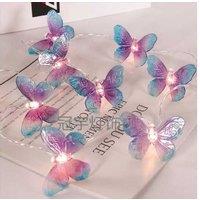Solar LED Butterfly String Lights - Weatherproof Outdoor Garden Lighting