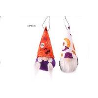 Mini Faceless Old Man Doll Pendant - Eco-Friendly Halloween Home Decor, Non-Woven Fabric, 12x5cm, Classic Styles