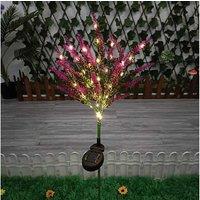 Solar LED Lavender Stake Light - Weatherproof Outdoor Garden Path Lighting