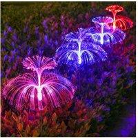 Solar LED Double Layer Jellyfish Light - Waterproof Outdoor Garden Lamp