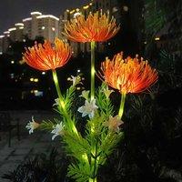 Solar LED Spider Lily Garden Light - Waterproof Outdoor Pathway Stake
