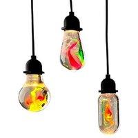LED Amber Glass Outdoor Wishing Lamp, 24V, IP65 Waterproof