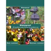 Solar LED Firefly Butterfly Garden Stake Lights - IP65 Waterproof Outdoor Lighting