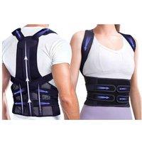 Adjustable Breathable Mesh Posture Corrector Back Support Strap - Sports & Fitness