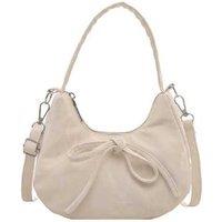 Unisex Black Portable Dumpling Bag - Lightweight Fashion Handbag, Multi-Carry Style (22x9x17cm)