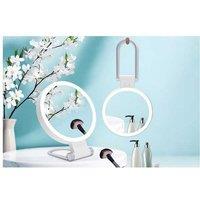 Double Sided LED Magnifying Makeup Mirror - 1X & 30X, Foldable, Portable, USB Rechargeable