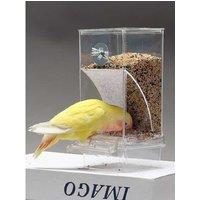 Parrot Bird Feeder Anti-Spill Dispenser - Easy Clean, Spill-Proof, for Budgies & Cockatiels