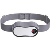 Unisex White High-Waisted Tummy Control Shaping Belt - Breathable ABS, Waist & Abdomen Support